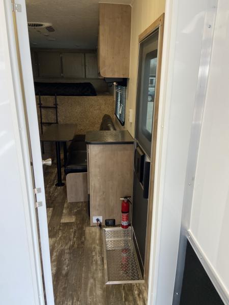 New Vintage Trailers Race Trailer with Living Quarters 48'