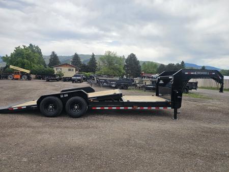 New 2026 Iron Bull 22' 14k Gooseneck Tilt Deck Trailer