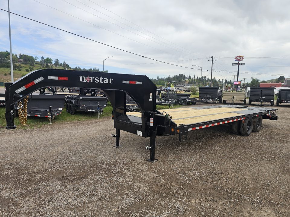 New 2027 Norstar 102"x25' 22k Gooseneck Deckover Trailer