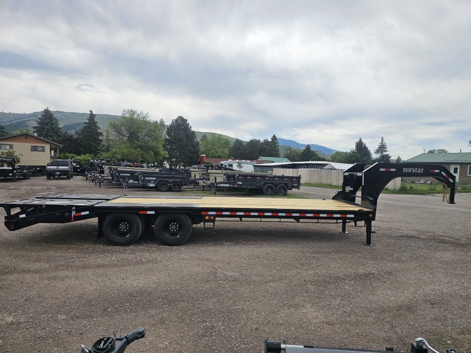 New 2027 Norstar 102"x25' 22k Gooseneck Deckover Trailer