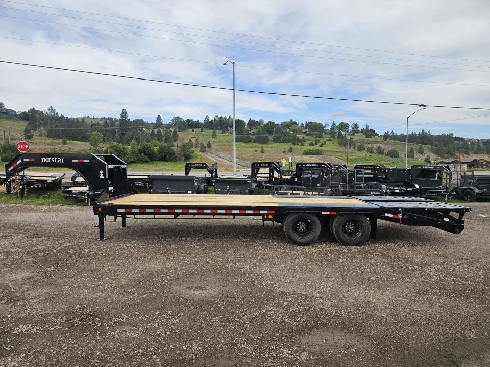 New 2027 Norstar 102"x25' 22k Gooseneck Deckover Trailer