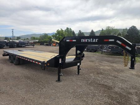 New 2027 Norstar 102 x25' 22k Gooseneck Deckover Trailer