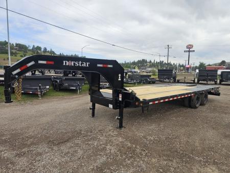 New 2027 Norstar 102"x25' 22k Gooseneck Deckover Trailer