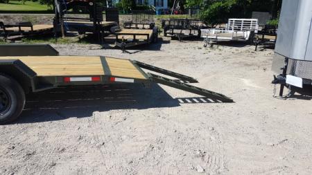 New 2026 MEB 7x20 Open Wood Deck Auto Hauler Car / Racing Trailer 7K