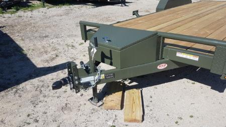 New 2026 MEB 7x20 Open Wood Deck Auto Hauler Car / Racing Trailer 7K