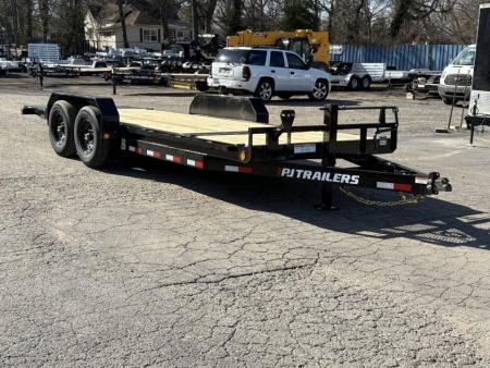 New 2027 PJ Trailers 20' x 6 in. Channel Equipment Tilt (T6) 14K GVWR Trailer