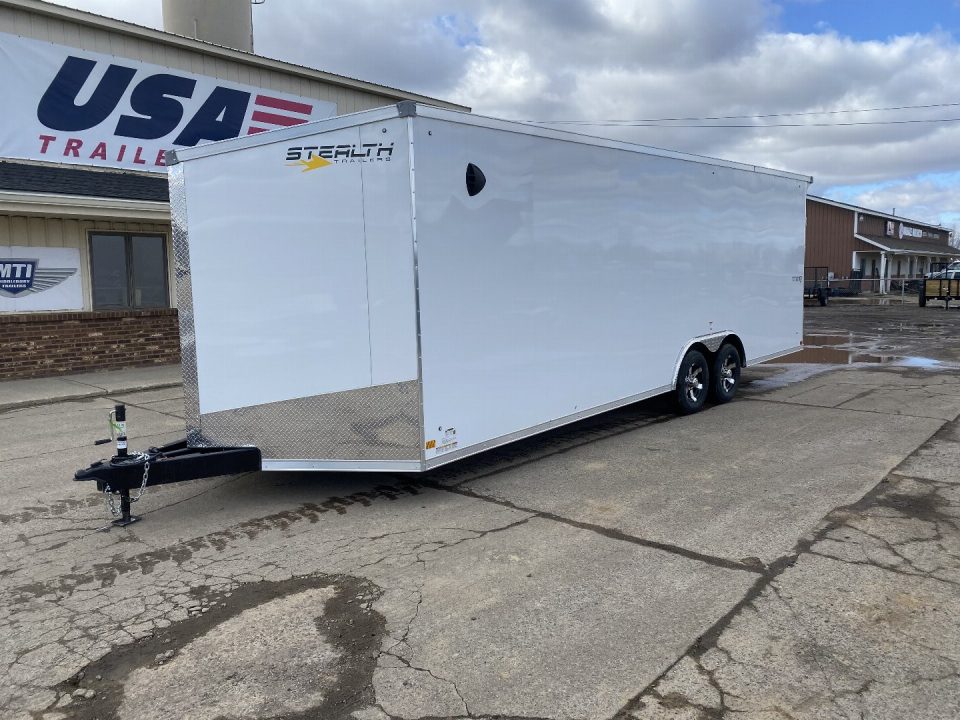 New 2026 Stealth Trailers Titan 8.5x24 10K w/7ft Interior Car Hauler