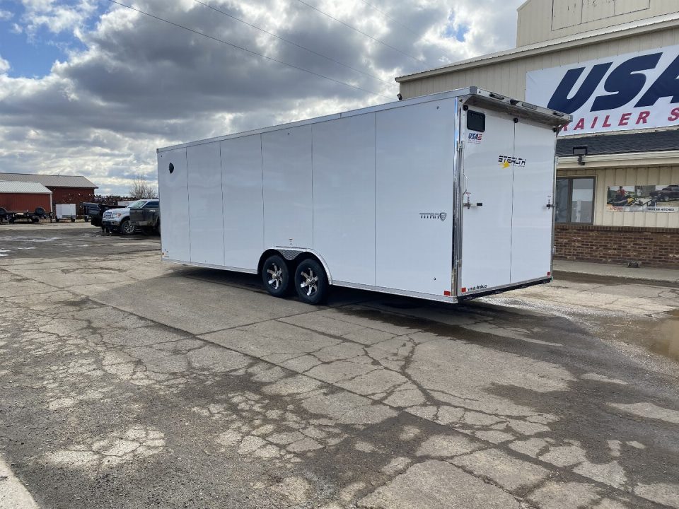 New 2026 Stealth Trailers Titan 8.5x24 10K w/7ft Interior Car Hauler
