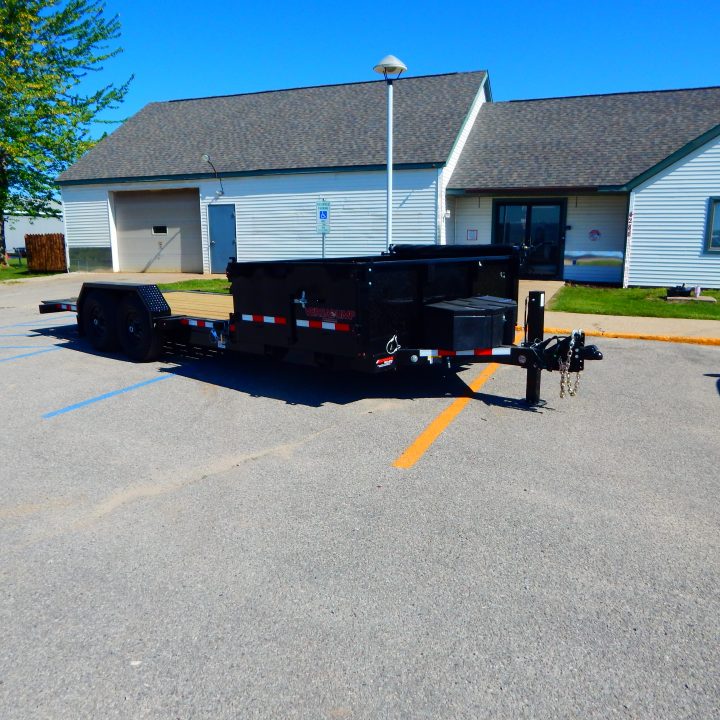 New 2026 Midsota 83 x 21 (16+5) Side Dump Tilt 15.4K Equipment Trailer