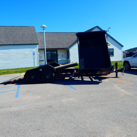 New 2026 Midsota 83 x 21 (16+5) Side Dump Tilt 15.4K Equipment Trailer