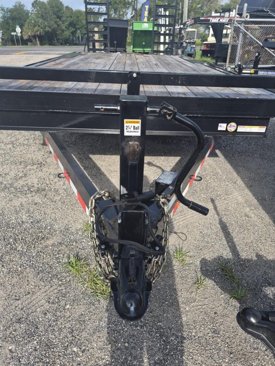 Used 2025 Triple Crown Trailers 8x20 Heavy Duty Deckover Equipment Trailer with 14K Capacity Equipment Trailer