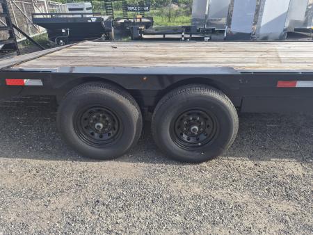 Used 2025 Triple Crown Trailers 8x20 Heavy Duty Deckover Equipment Trailer with 14K Capacity Equipment Trailer