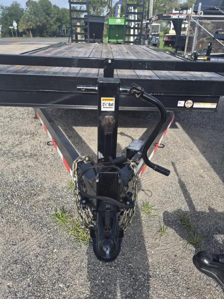 Used 2025 Triple Crown Trailers 8x20 Heavy Duty Deckover Equipment Trailer with 14K Capacity Equipment Trailer