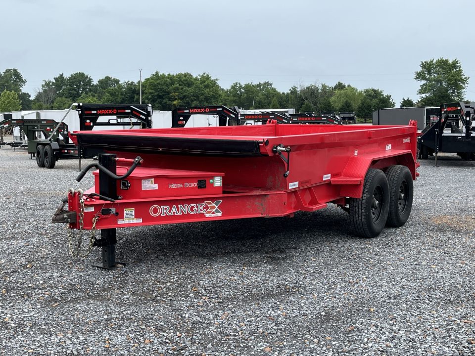 Used 2024 RawMaxx 83" X 12' 14K GVWR Dump Trailer