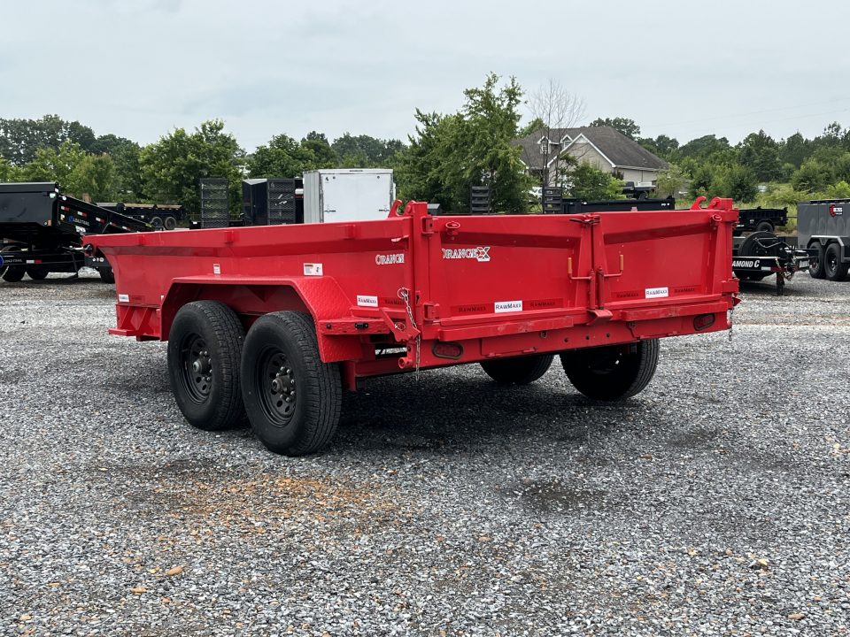 Used 2024 RawMaxx 83" X 12' 14K GVWR Dump Trailer
