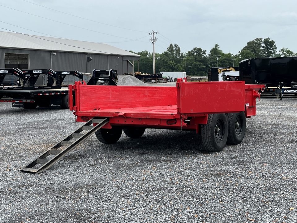 Used 2024 RawMaxx 83" X 12' 14K GVWR Dump Trailer