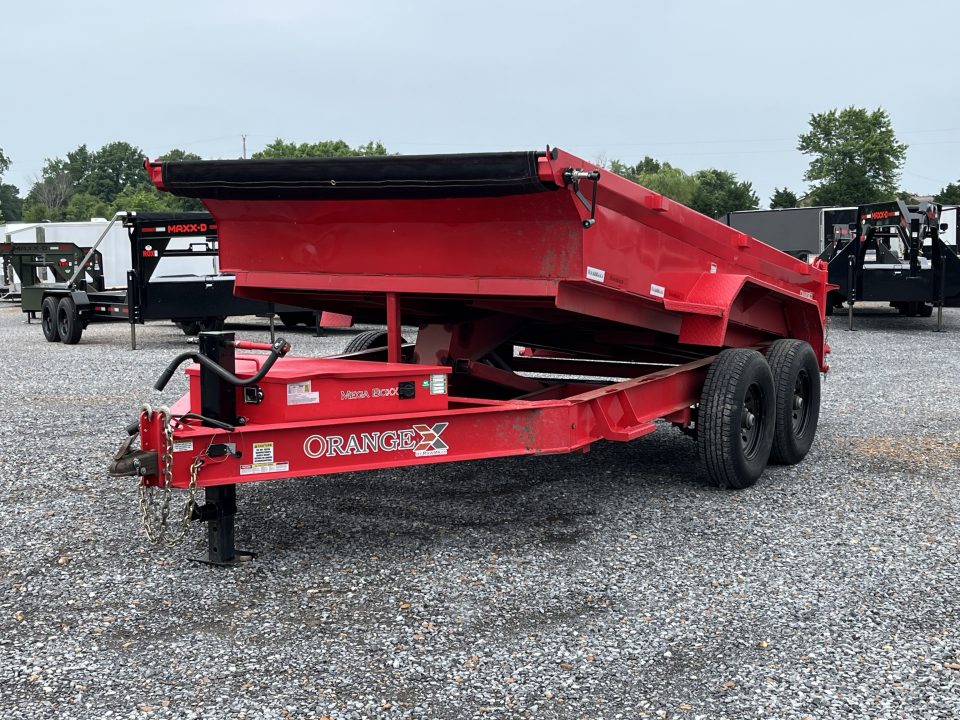 Used 2024 RawMaxx 83" X 12' 14K GVWR Dump Trailer