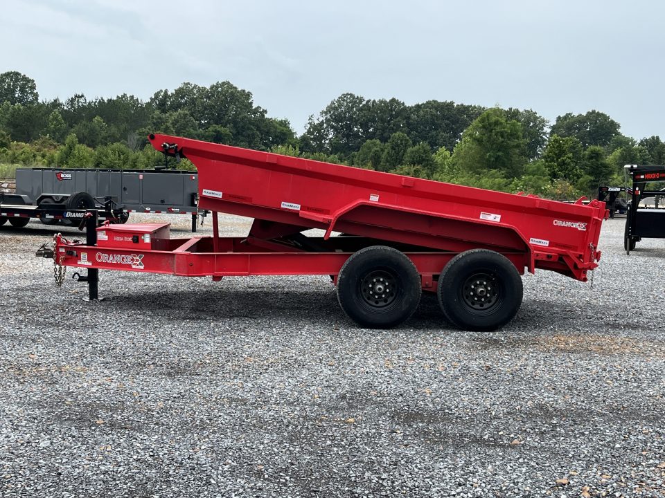 Used 2024 RawMaxx 83" X 12' 14K GVWR Dump Trailer