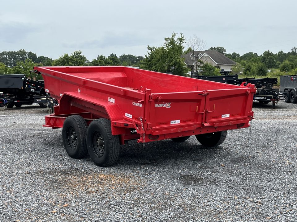 Used 2024 RawMaxx 83" X 12' 14K GVWR Dump Trailer