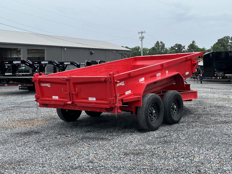 Used 2024 RawMaxx 83" X 12' 14K GVWR Dump Trailer