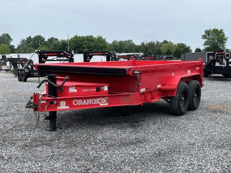 Used 2024 RawMaxx 83" X 12' 14K GVWR Dump Trailer