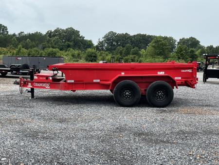 Used 2024 RawMaxx 83" X 12' 14K GVWR Dump Trailer