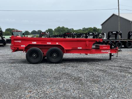 Used 2024 RawMaxx 83" X 12' 14K GVWR Dump Trailer