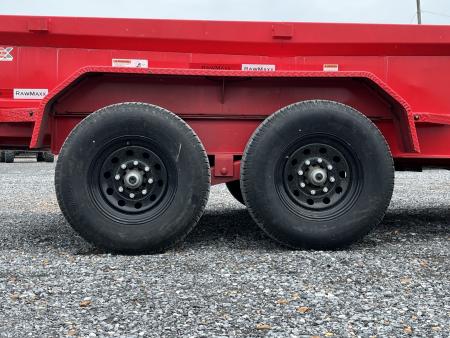 Used 2024 RawMaxx 83" X 12' 14K GVWR Dump Trailer
