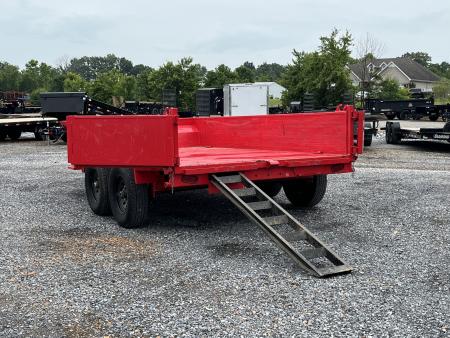Used 2024 RawMaxx 83" X 12' 14K GVWR Dump Trailer