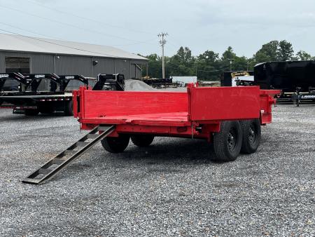 Used 2024 RawMaxx 83" X 12' 14K GVWR Dump Trailer