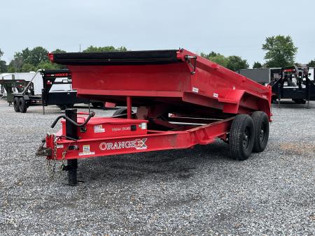 Used 2024 RawMaxx 83" X 12' 14K GVWR Dump Trailer