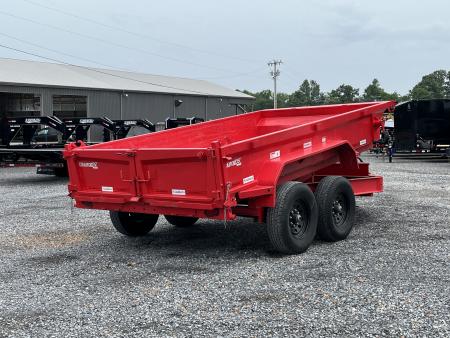 Used 2024 RawMaxx 83" X 12' 14K GVWR Dump Trailer
