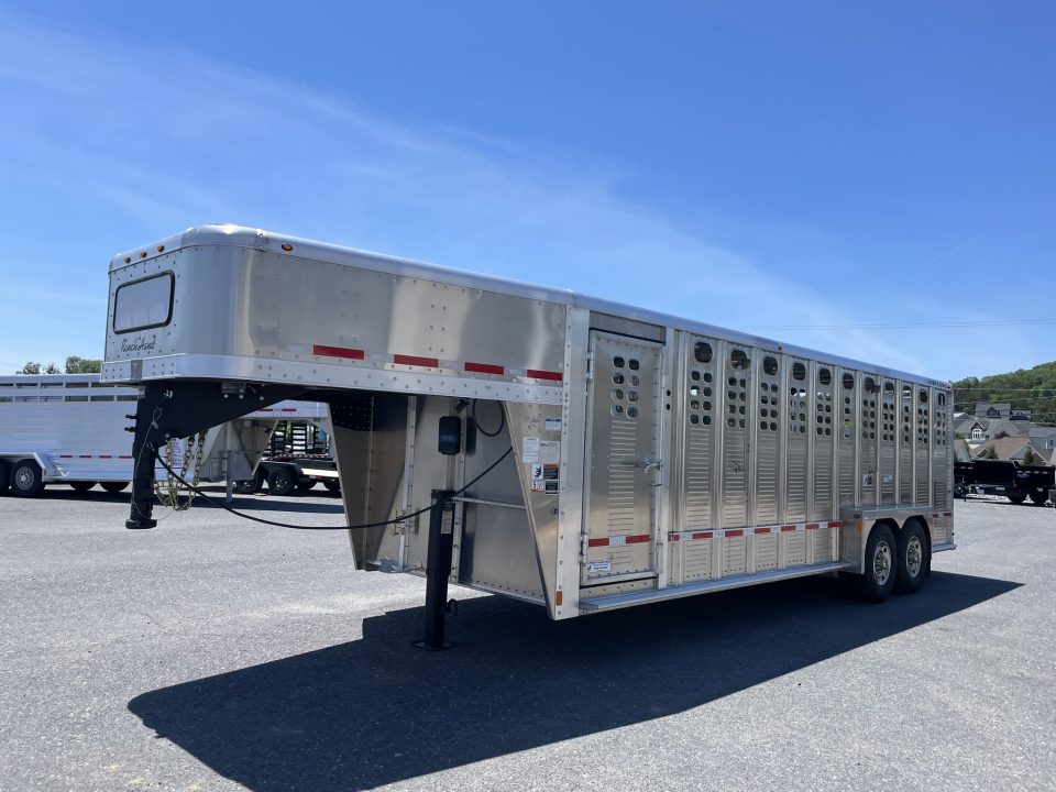 New 2027 Wilson 7X24 Ranchand Stock Trailer