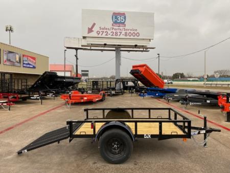 New 2026 Top Hat Trailers DJX 8' x 60" Utility Trailer