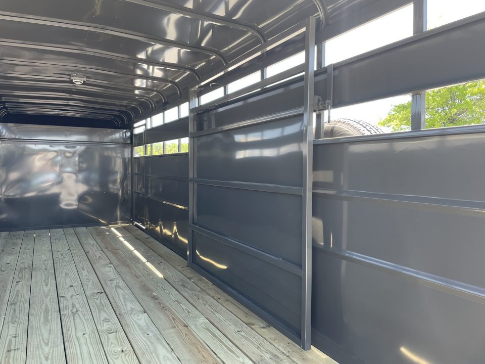 New 2027 Valley 6'8"X20'X6'6" Gooseneck Steel Stock Trailer