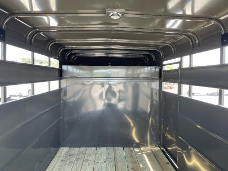 New 2027 Valley 6'8"X20'X6'6" Gooseneck Steel Stock Trailer