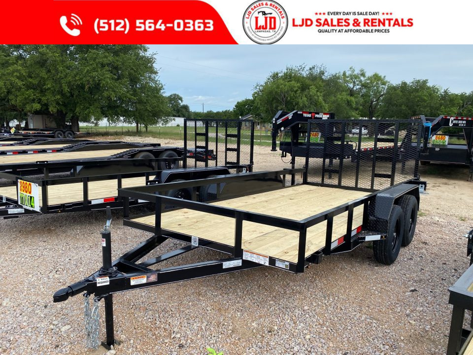 New 2026 Lacosta - 77 x 14 - Utility Trailer - 4' GATE