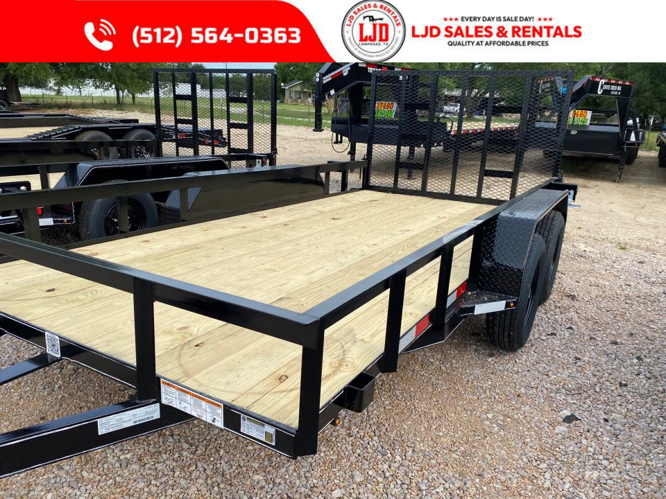 New 2026 Lacosta - 77 x 14 - Utility Trailer - 4' GATE