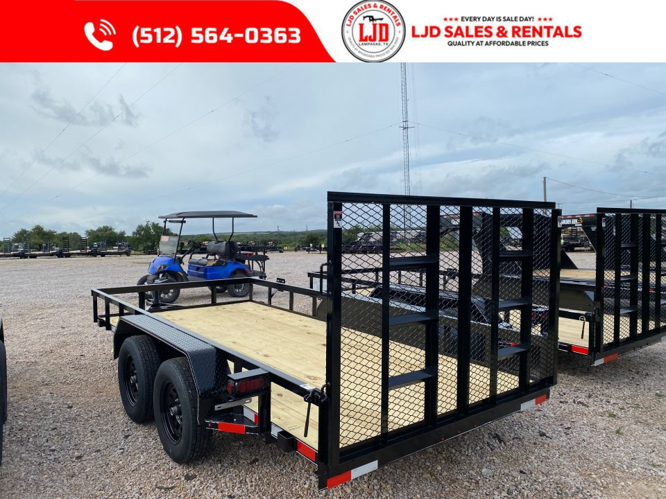 New 2026 Lacosta - 77 x 14 - Utility Trailer - 4' GATE