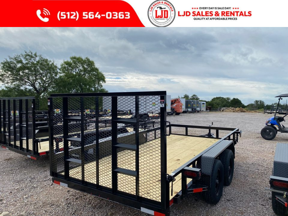 New 2026 Lacosta - 77 x 14 - Utility Trailer - 4' GATE