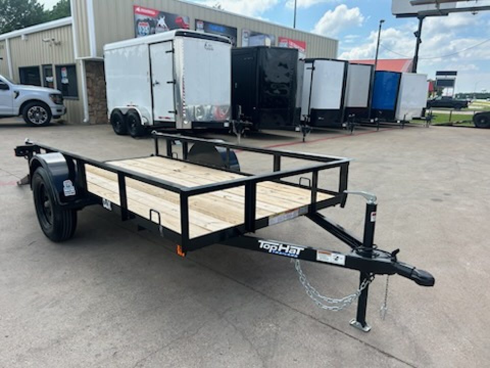 New 2026 Top Hat Trailers DJX 10' x 60" Utility Trailer