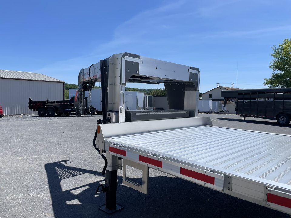 New 2027 Timpte 102"X22+4 Aluminum Deckover Gooseneck Equipment Trailer