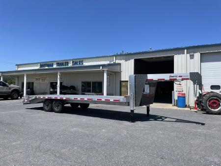 New 2027 Timpte 102 X22+4 Aluminum Deckover Gooseneck Equipment Trailer