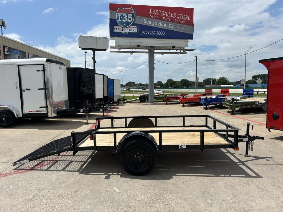 New 2026 Top Hat Trailers DSA 10' x 77" Utility Trailer