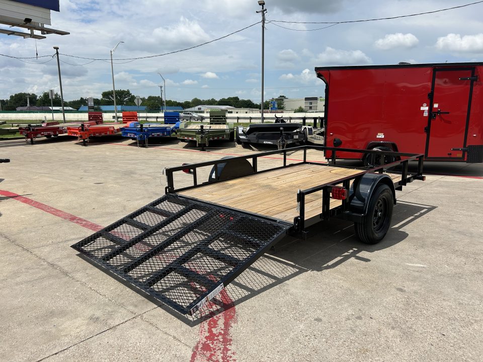 New 2026 Top Hat Trailers DSA 10' x 77" Utility Trailer