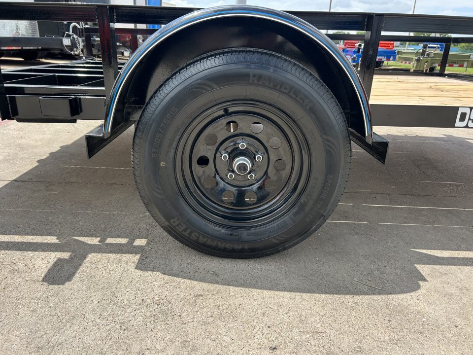 New 2026 Top Hat Trailers DSA 10' x 77" Utility Trailer