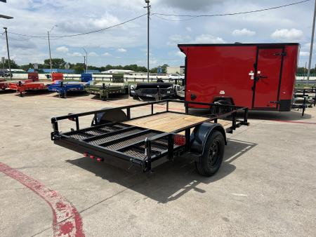 New 2026 Top Hat Trailers DSA 10' x 77" Utility Trailer