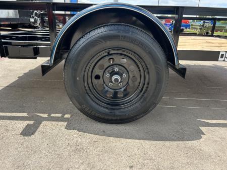 New 2026 Top Hat Trailers DSA 10' x 77" Utility Trailer