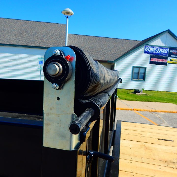 New 2026 Midsota 82 x 22 (16+6) Flat Front Rear Dump 17.6K Equipment Trailer