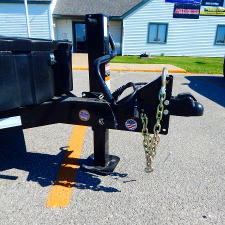 New 2026 Midsota 82 x 22 (16+6) Flat Front Rear Dump 17.6K Equipment Trailer